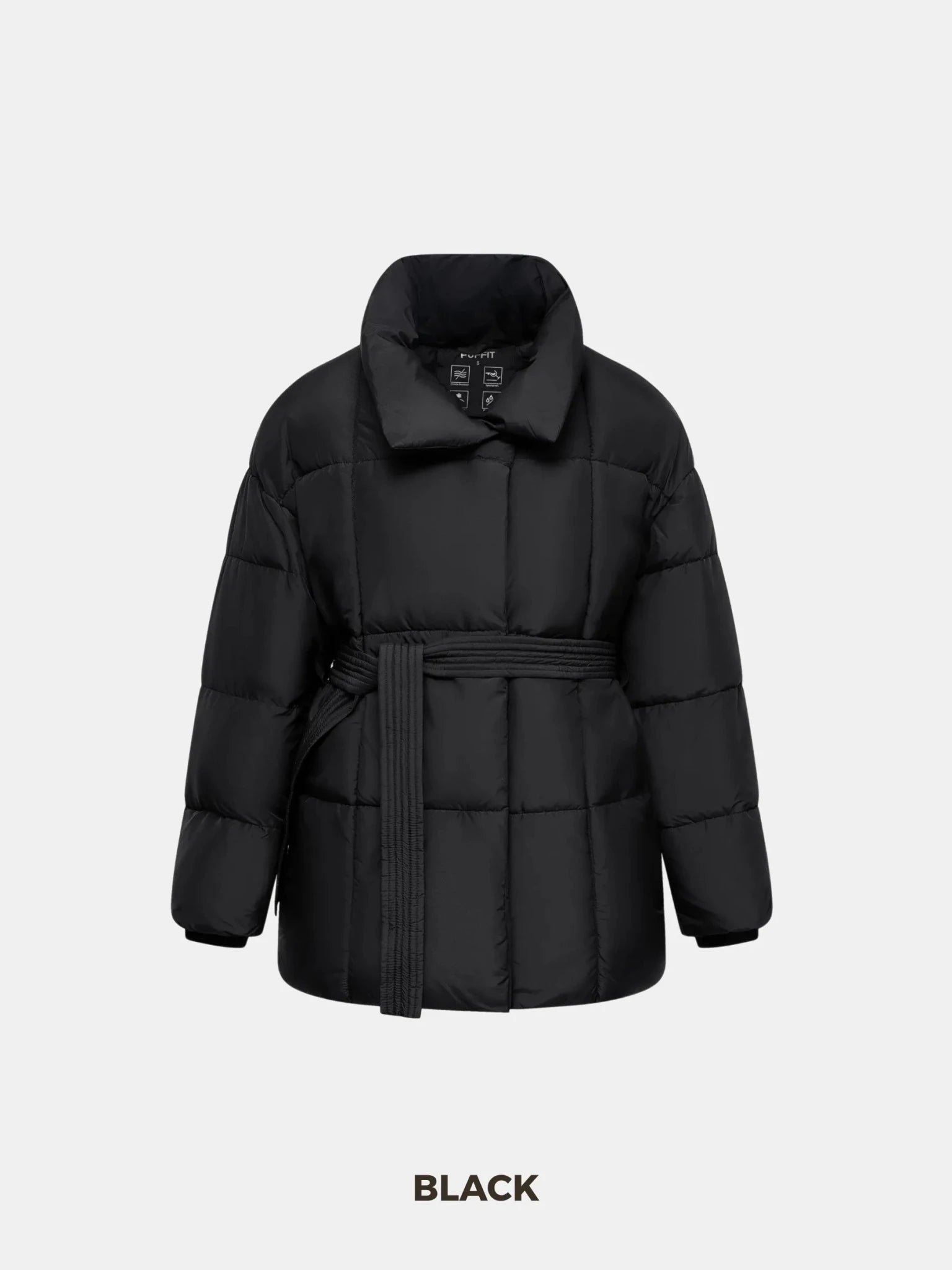 Premium Mid Length Belted Puffer Jacket Women Casual Coat - product image 5