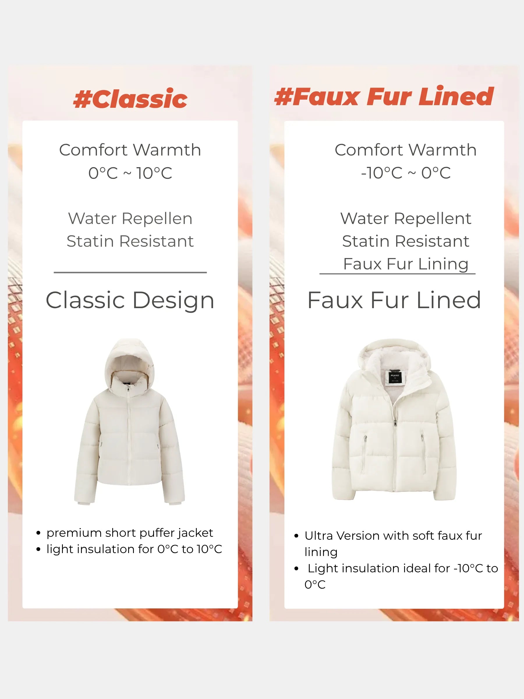 Classic Short Detachable Hooded Puffer Jacket - product image 3