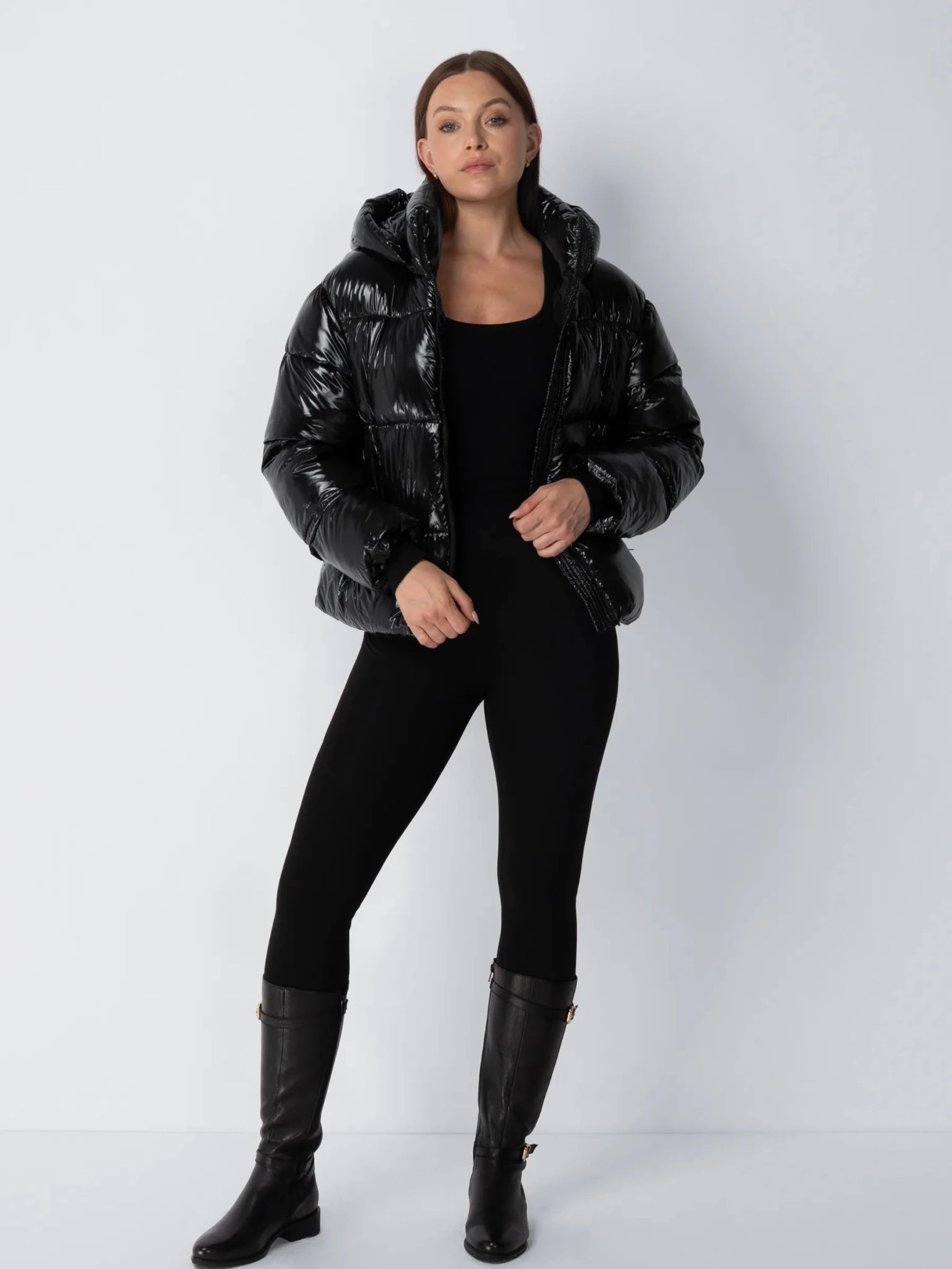 Classic Short Detachable Hooded Puffer Jacket - product image 20