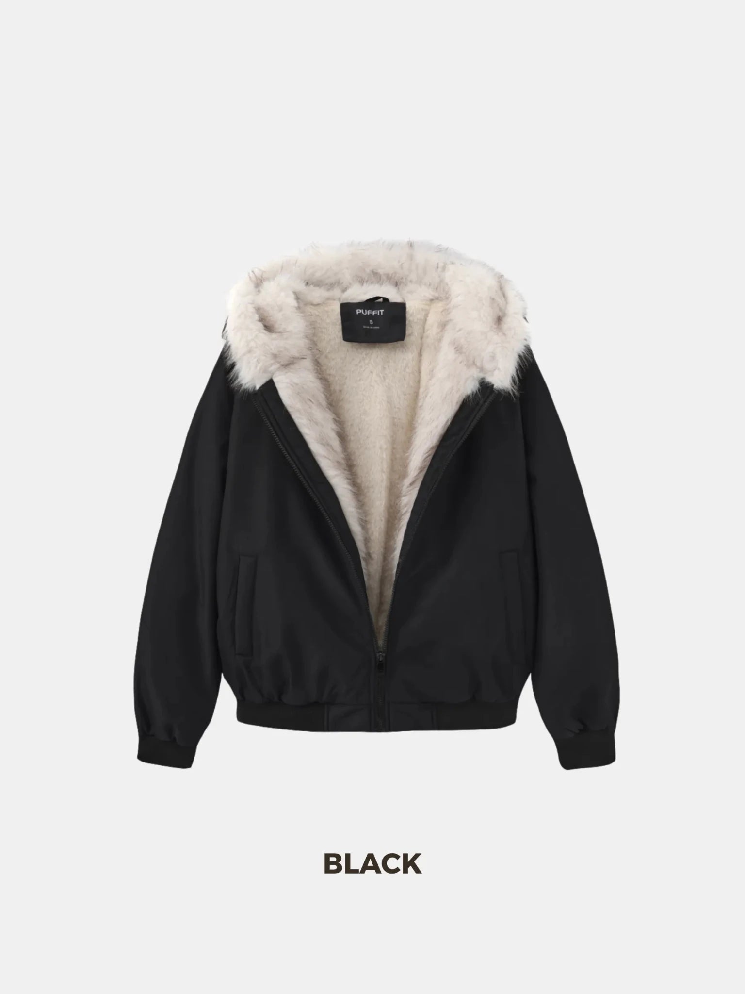 Faux Fur Lined Waterproof Bomber - product image 10