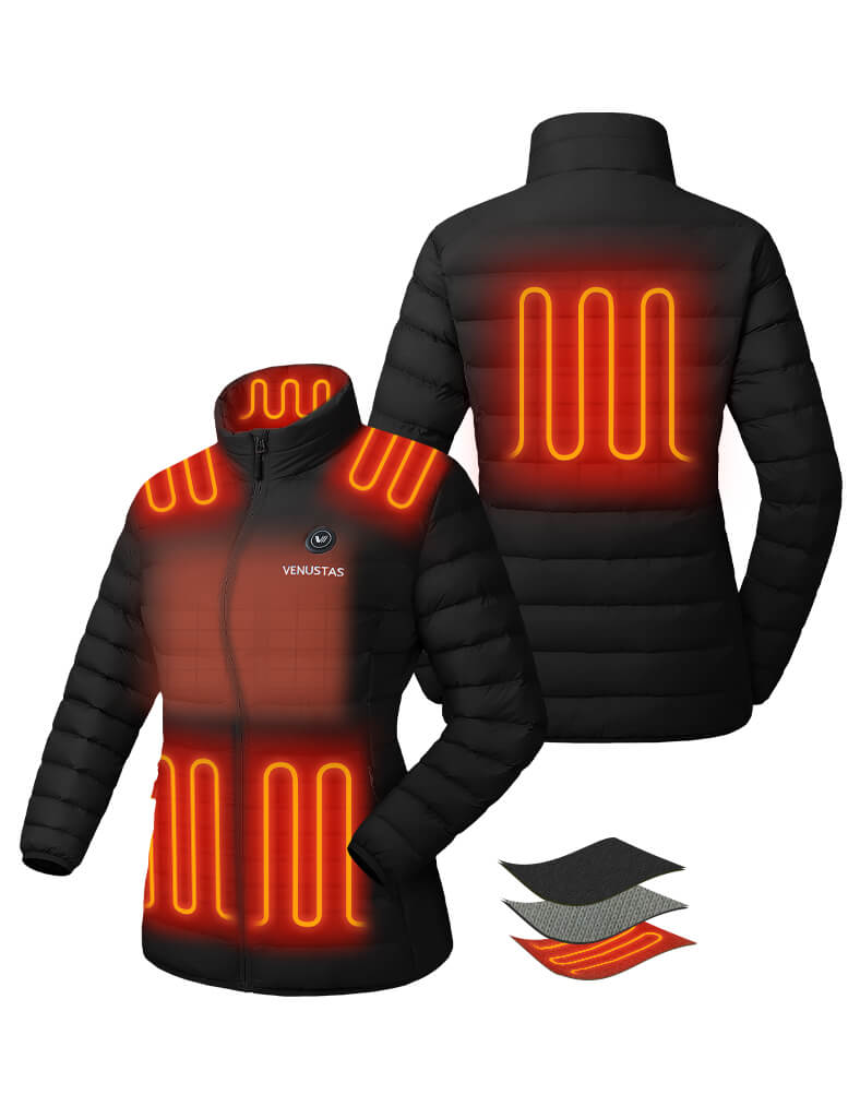 Women's Heated Lightweight Puffer Jacket 7.4V, W48 [Final Sale]