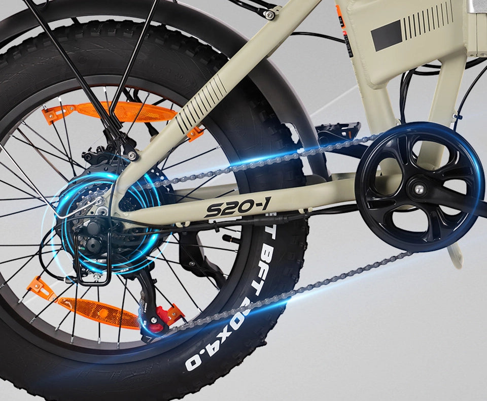 S20-1 7 speed drivetrain detail