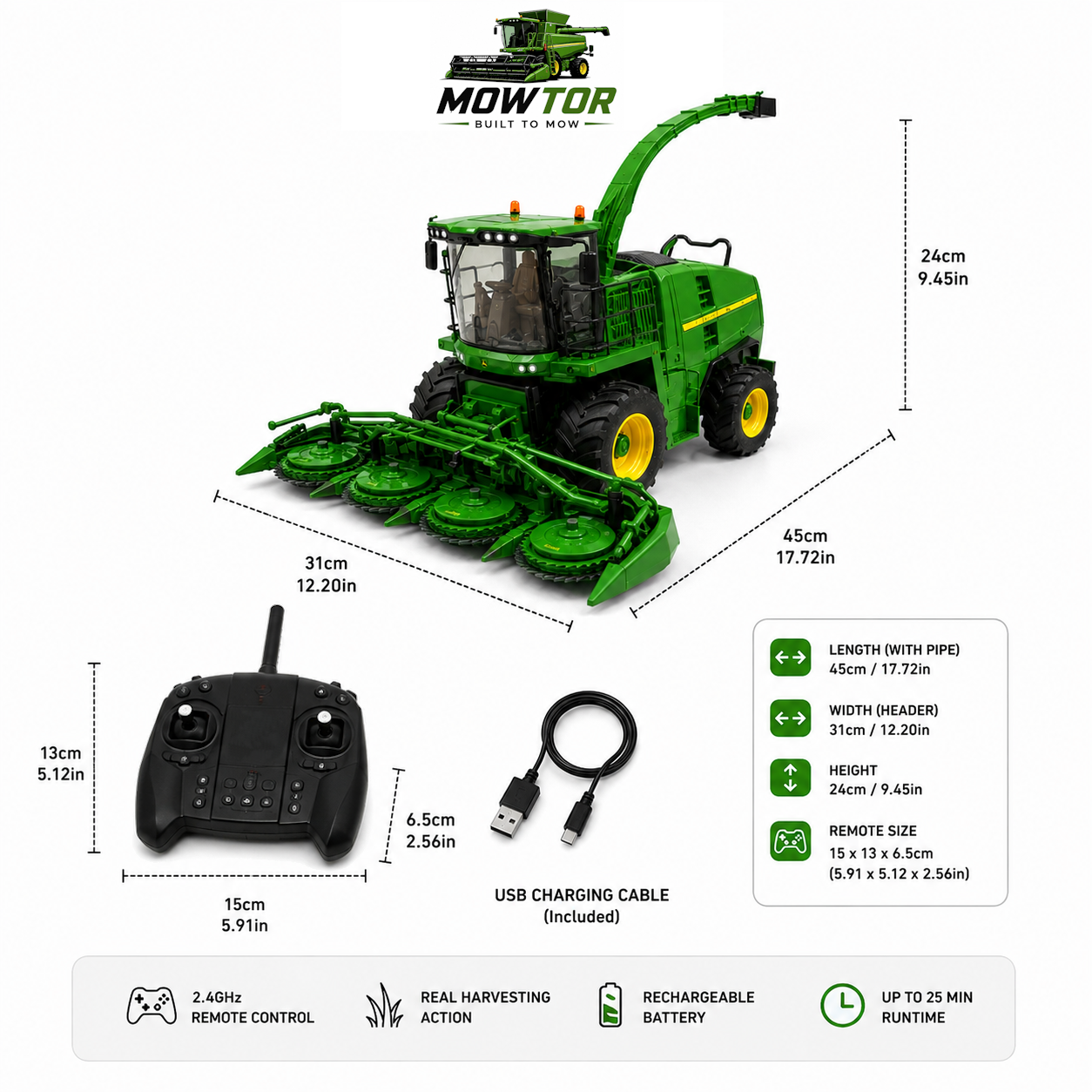 MOWTOR Forage H720 cutting forage