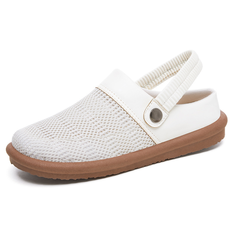 Women's soft-soled breathable mesh slippers