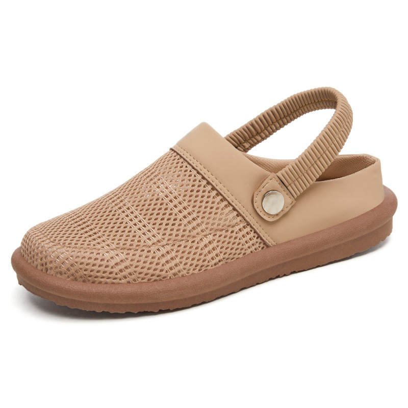Women's soft-soled breathable mesh slippers
