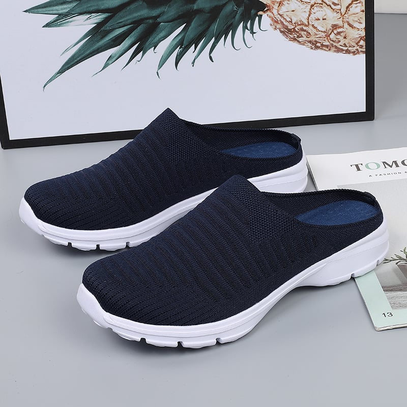 MEN'S BREATHABLE COMFORTABLE LIGHT HALF SLIPPERS