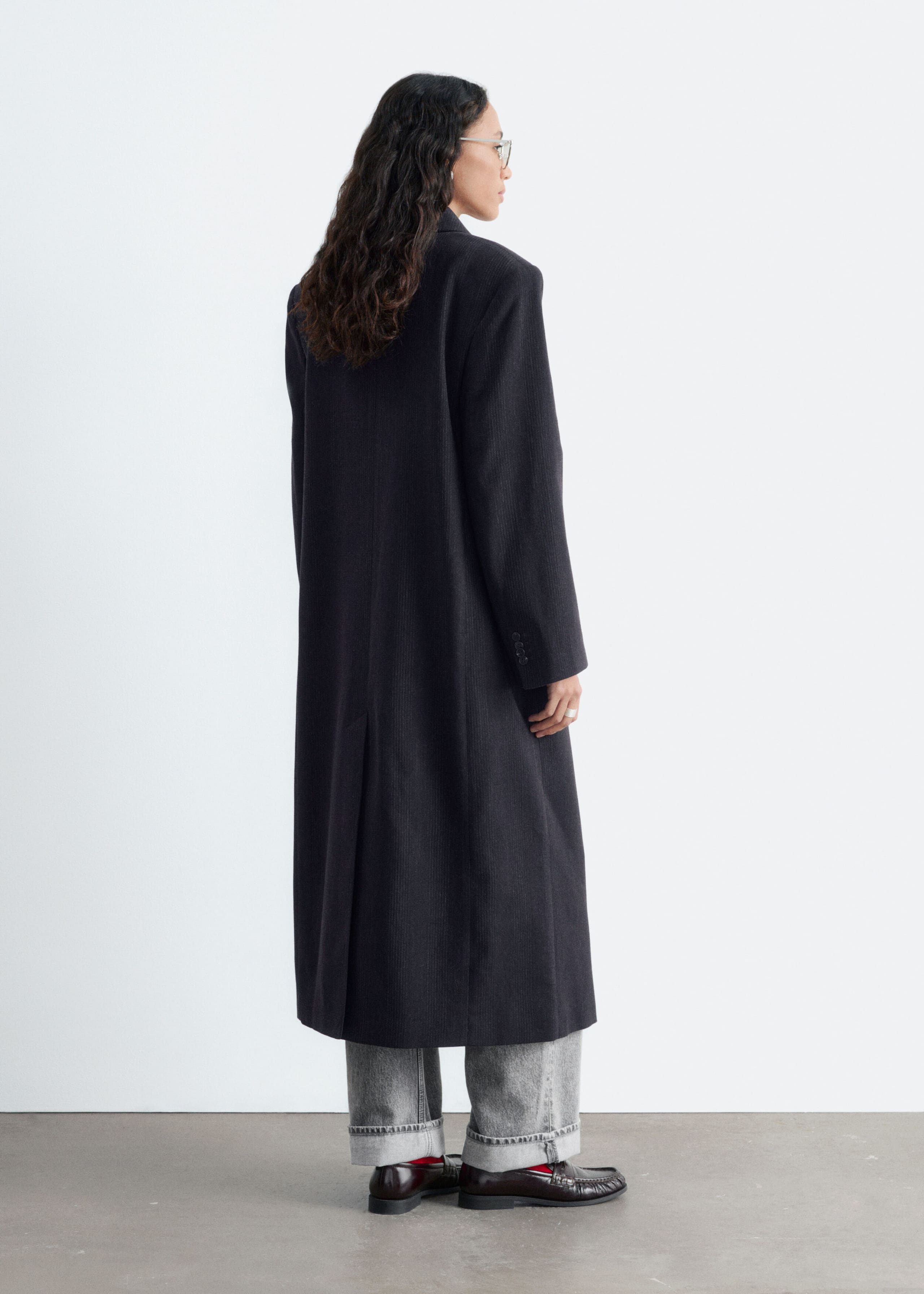 Double-Breasted Wool Coat