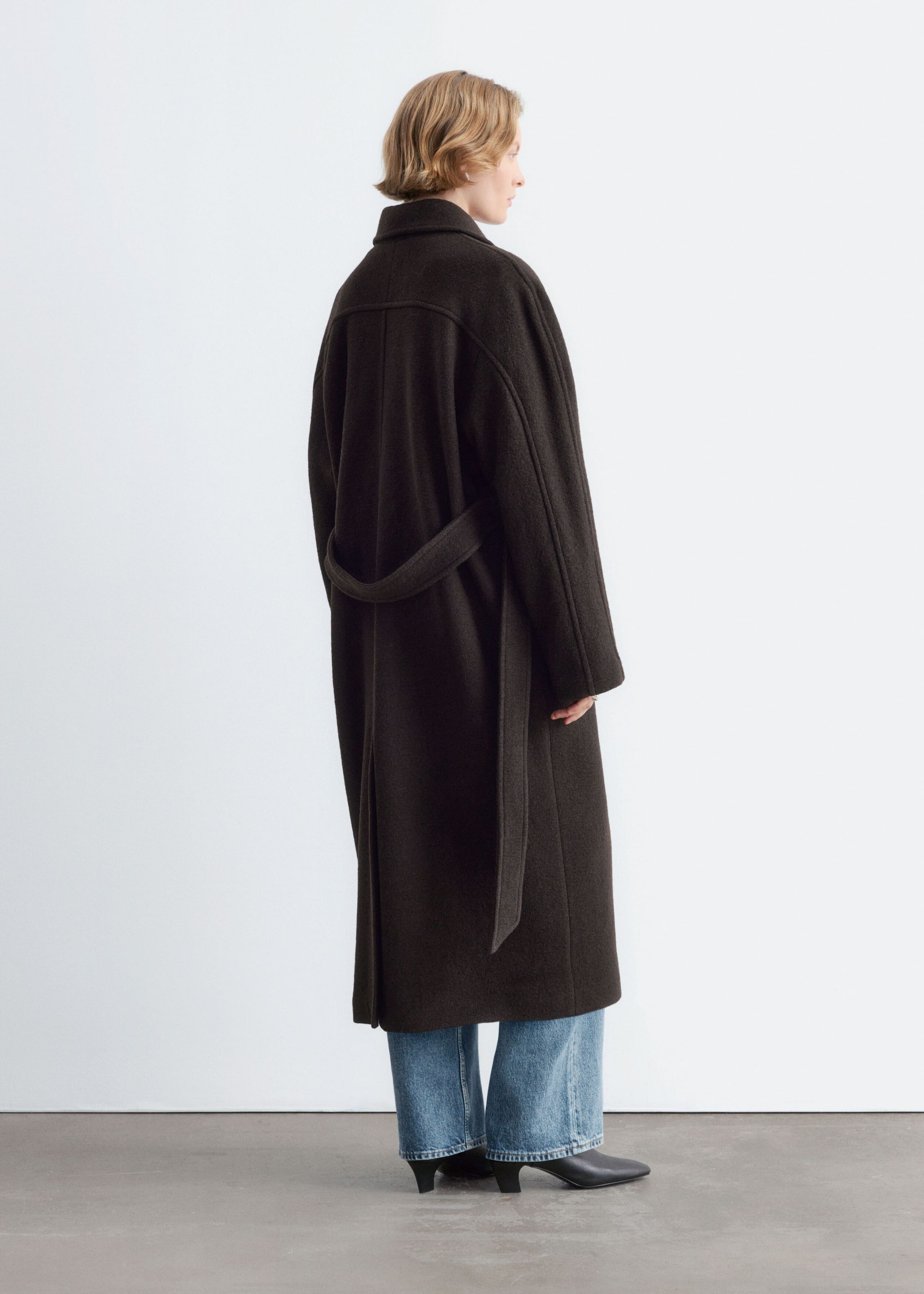 Bouclé Wool Car Coat