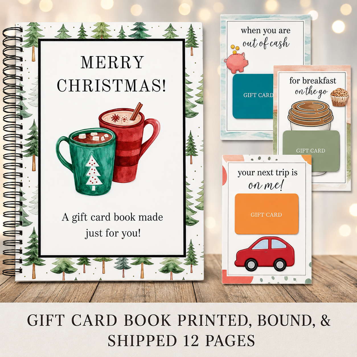 Evergifts™™ Christmas Gift Card Book
