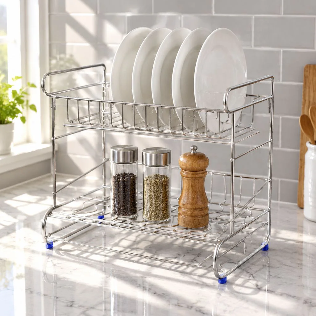 Multifunctional stainless steel storage rack