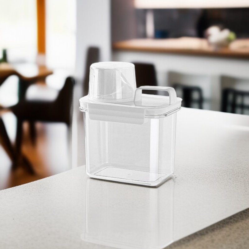 Kitchen grain storage jar