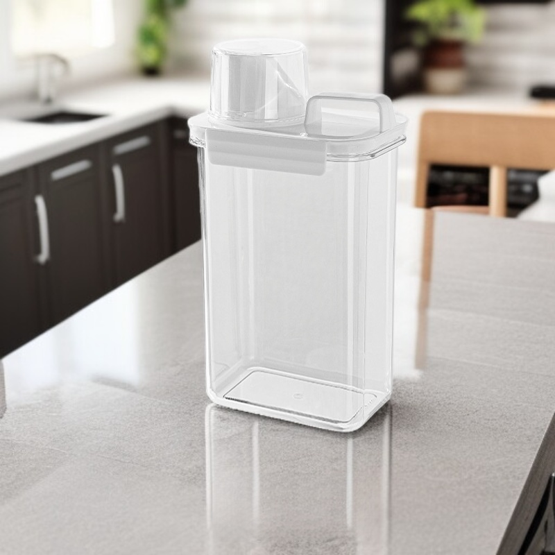 Kitchen grain storage jar