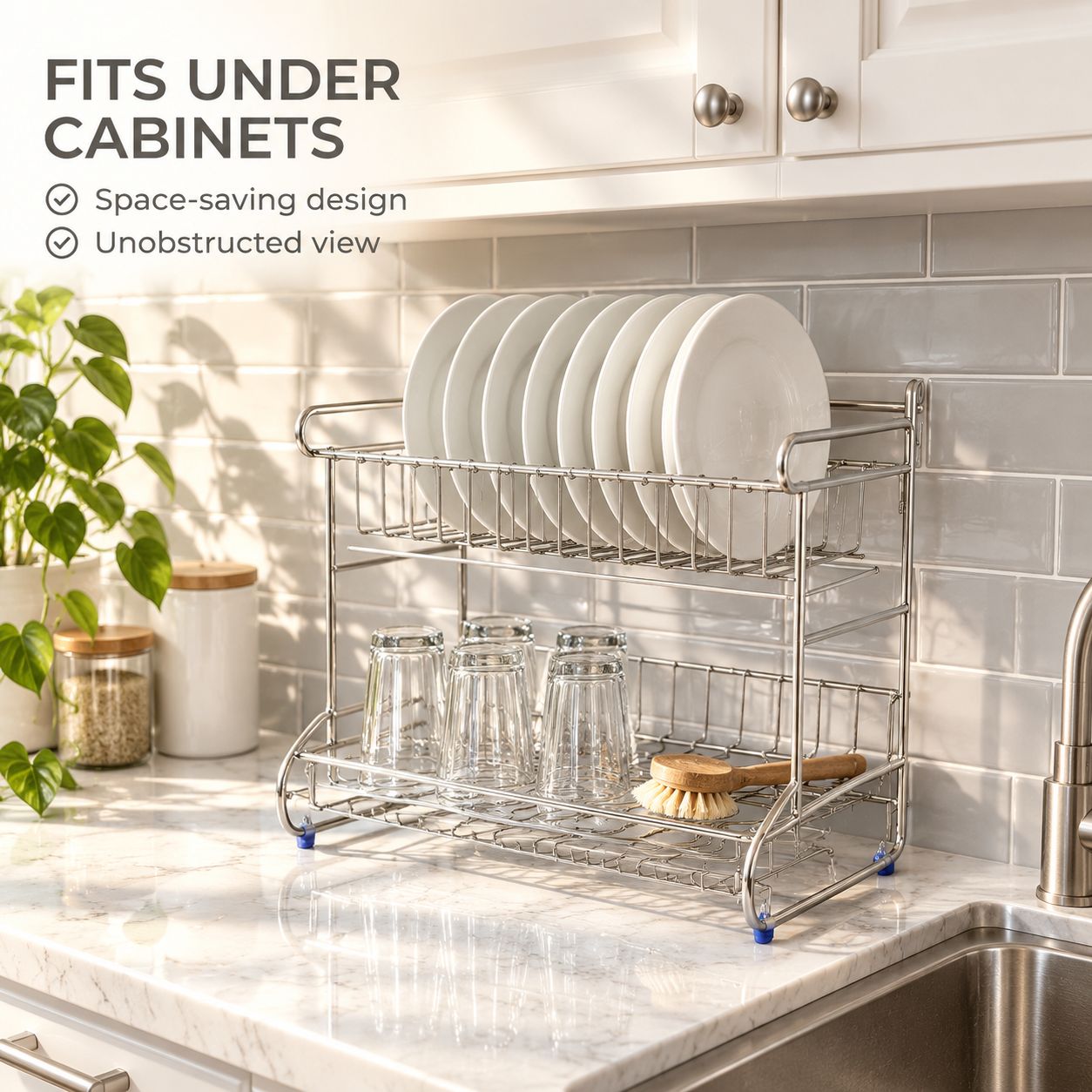 Multifunctional stainless steel storage rack