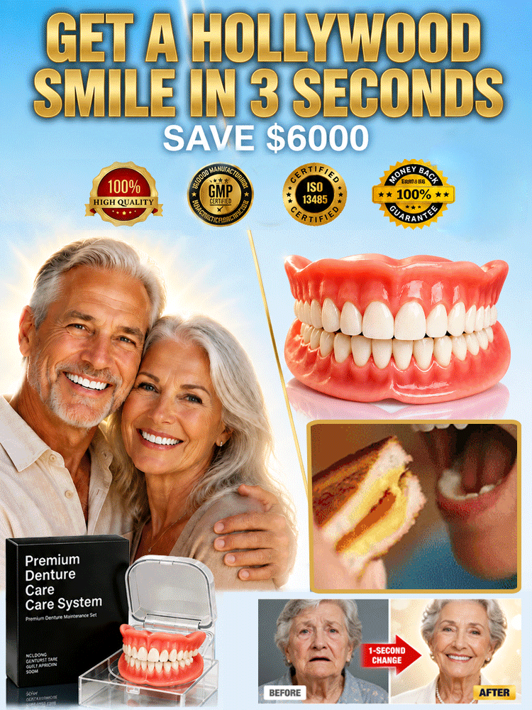 Comfort-fit decorative denture set
