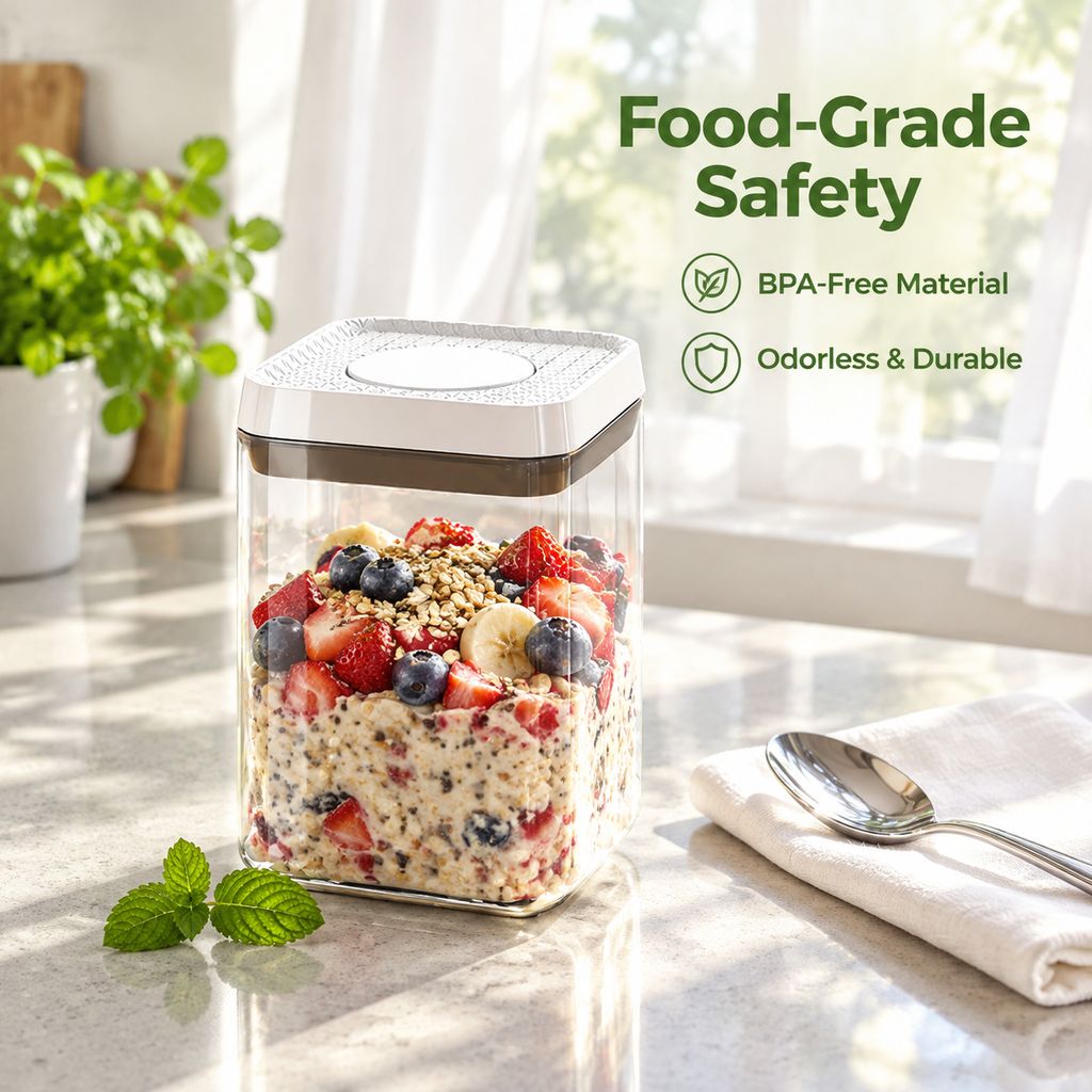 Press-type sealing storage container