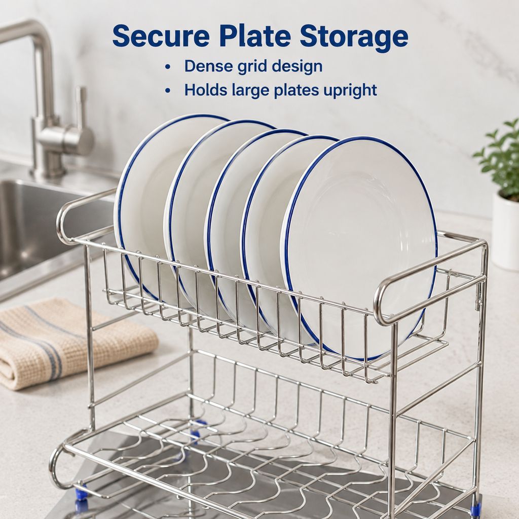 Multifunctional stainless steel storage rack
