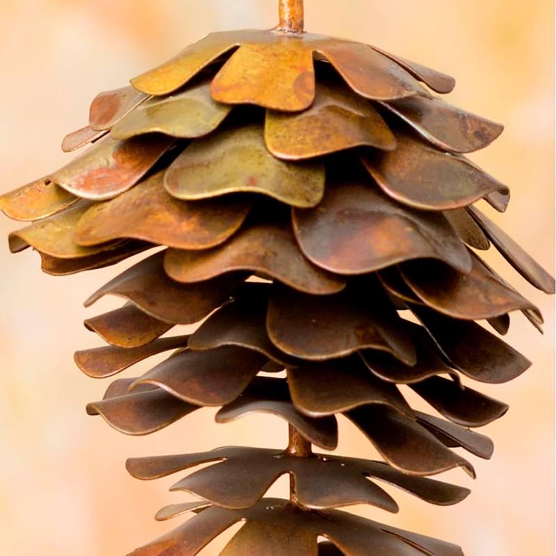 Pine Cone with Bell Ornament