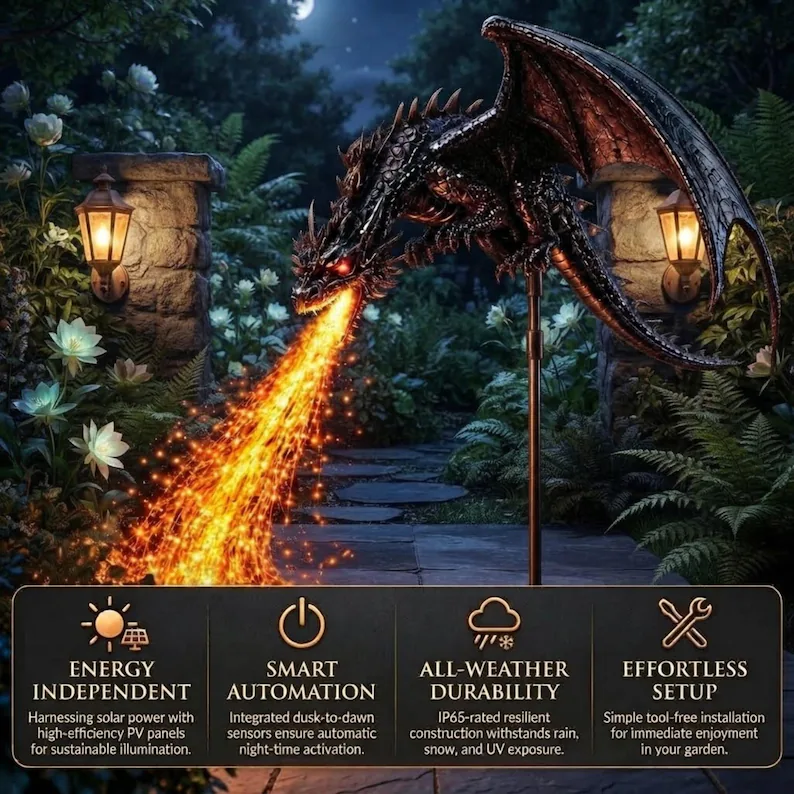 Meet the Dragon That Breathes Fire After Dark