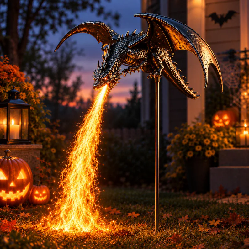 Meet the Dragon That Breathes Fire After Dark