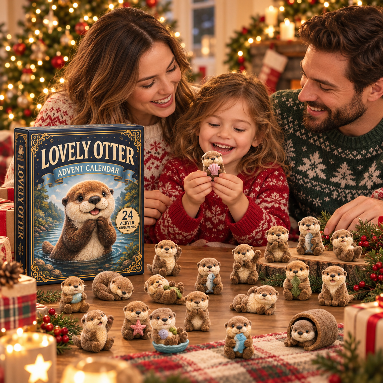 CHRISTMAS 40% OFF - 🦦Lovely Otter Advent Calendar 2026 - 24-Day Festive Countdown