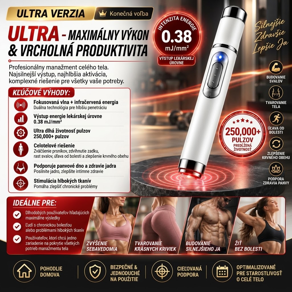ULTRASONIC SHOCK DOPRAVA ZADARMO🚚WAVE BODY REMODELING SYSTEM™ – Zväčšuje poprsie a zdvíha zadok. Podporuje rast svalov. Zlepšuje krvný obeh. Uľavuje od bolesti.