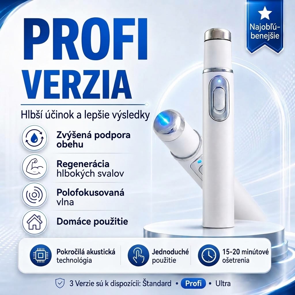 💪Pokročilá akustická rázová vlnová terapia – obnovuje zdravie tkanív penisu, zvyšuje pevnosť erekcie, výdrž a sebavedomie v mužskom výkone, zároveň zmierňuje svalové bolesti, stuhnutosť kĺbov a zápalové napätie.