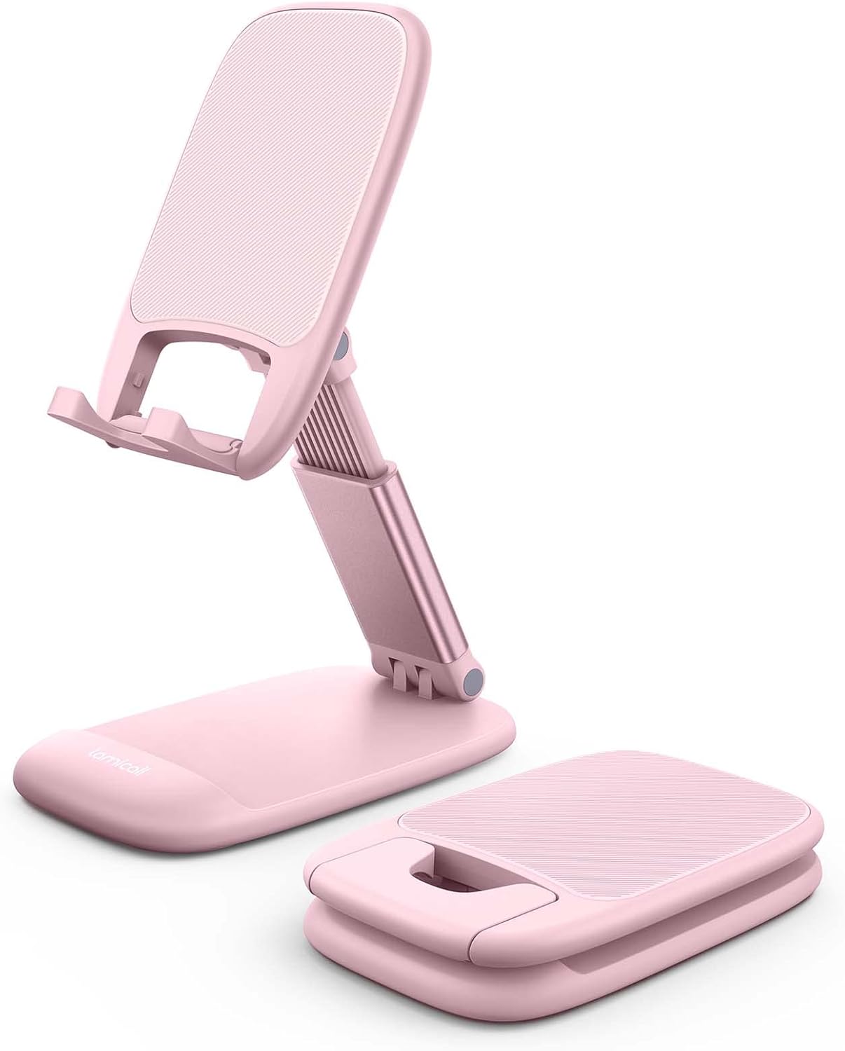 Desk Office Phone Holder, Pink Rose Gold
