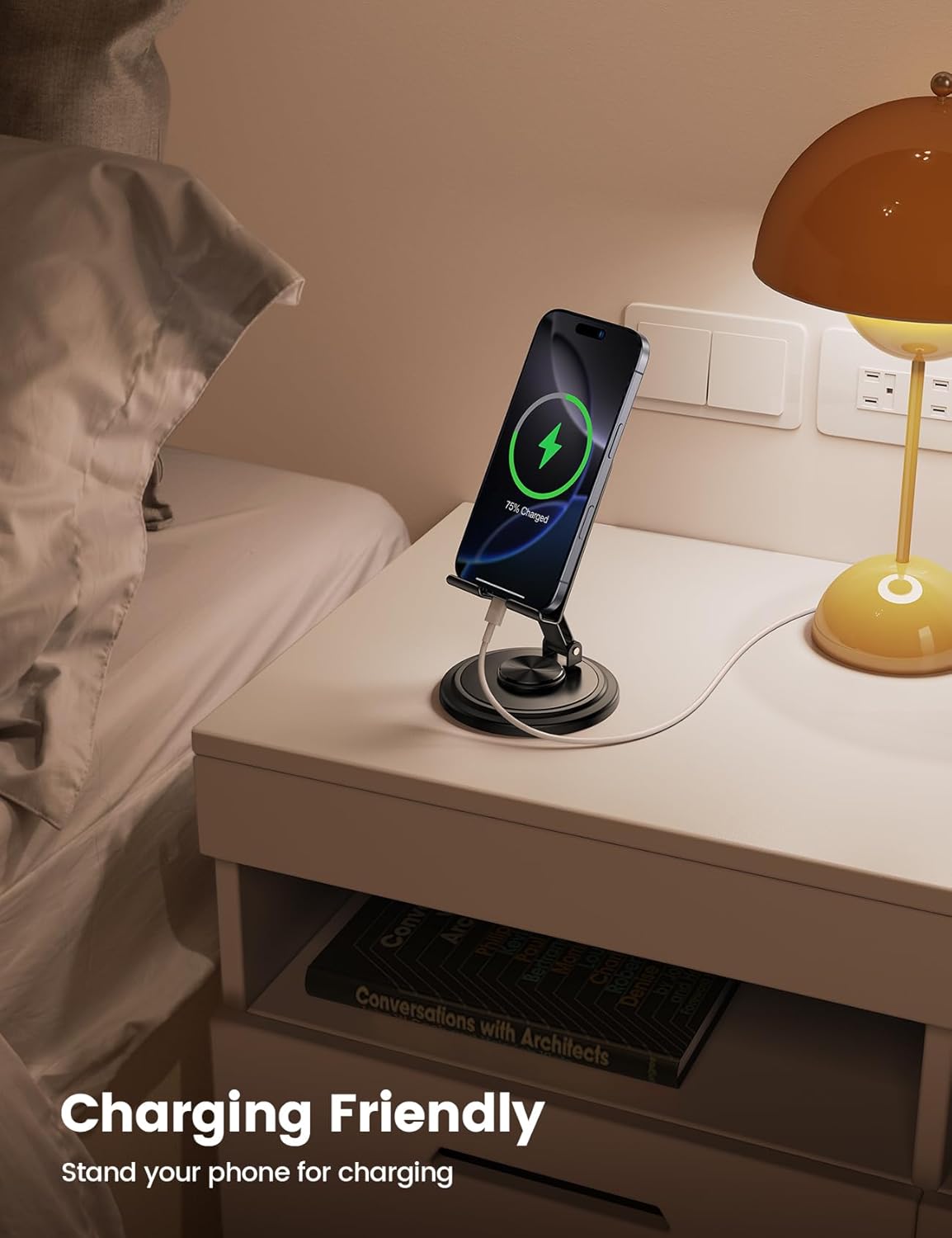 360° Rotation Sturdy Cell Phone Stand for Desk