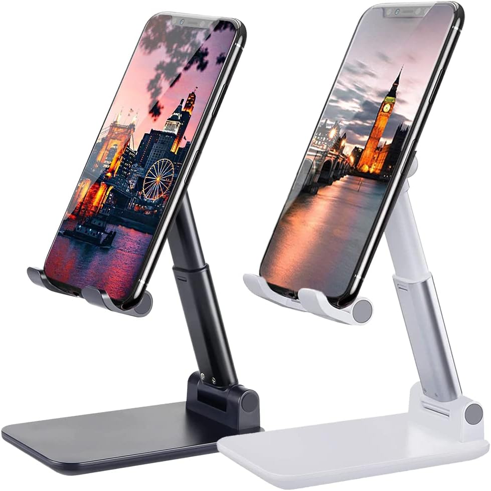 2 Pcs Adjustable Cell Phone Stand for Desk