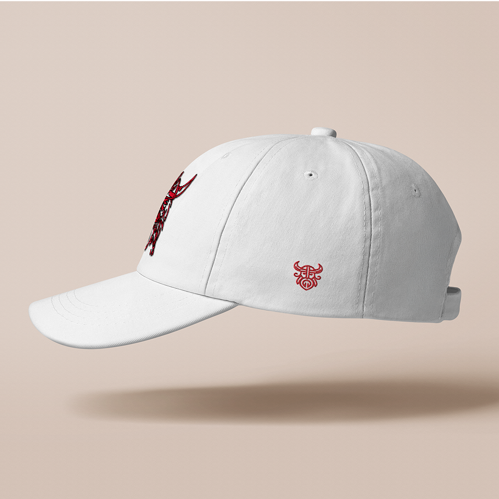 Viking Warrior Embroidered Cotton Baseball Cap, Norse Traditional Warrior Embroidery Sun Hat, Affordable Unisex‑All‑Ages Outdoor Casual Dad Hat for European Market-Viking Spirit