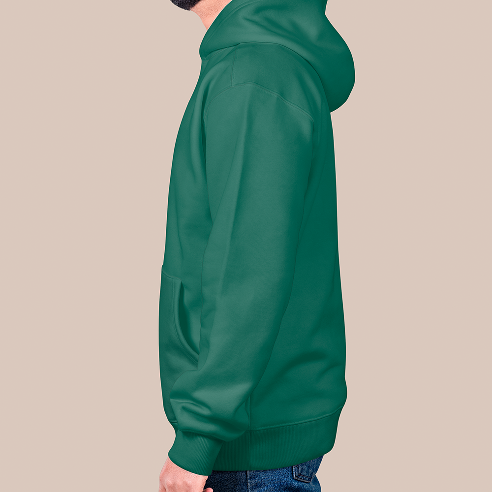 New Version Viking Drakkar Longship 550g Heavyweight Cotton Hoodie, Norse Warship Totem Pullover with Kangaroo Pocket, Unisex All-Ages Sweatshirt, Viking Spirit Runes on Hem-Viking Spirit