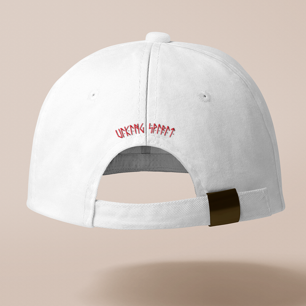 Viking Warrior Embroidered Cotton Baseball Cap, Norse Traditional Warrior Embroidery Sun Hat, Affordable Unisex‑All‑Ages Outdoor Casual Dad Hat for European Market-Viking Spirit