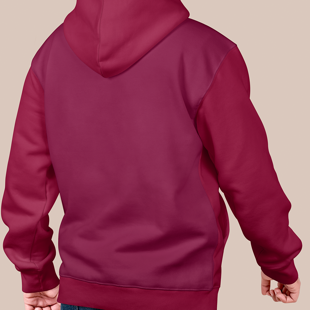 Viking Aegishjalmr Helm of Awe Hoodie, 550g Heavyweight Cotton Pullover with Dragon Celtic Knot, Unisex Kangaroo Pocket Sweatshirt, Viking Spirit Runes on Hem-Viking Spirit