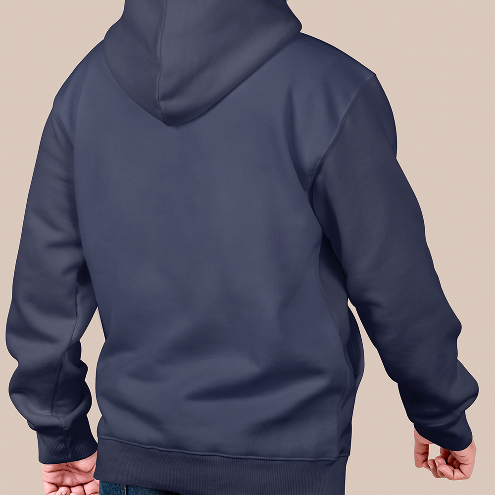 Viking Aegishjalmr Helm of Awe Hoodie, 550g Heavyweight Cotton Pullover with Dragon Celtic Knot, Unisex Kangaroo Pocket Sweatshirt, Viking Spirit Runes on Hem-Viking Spirit
