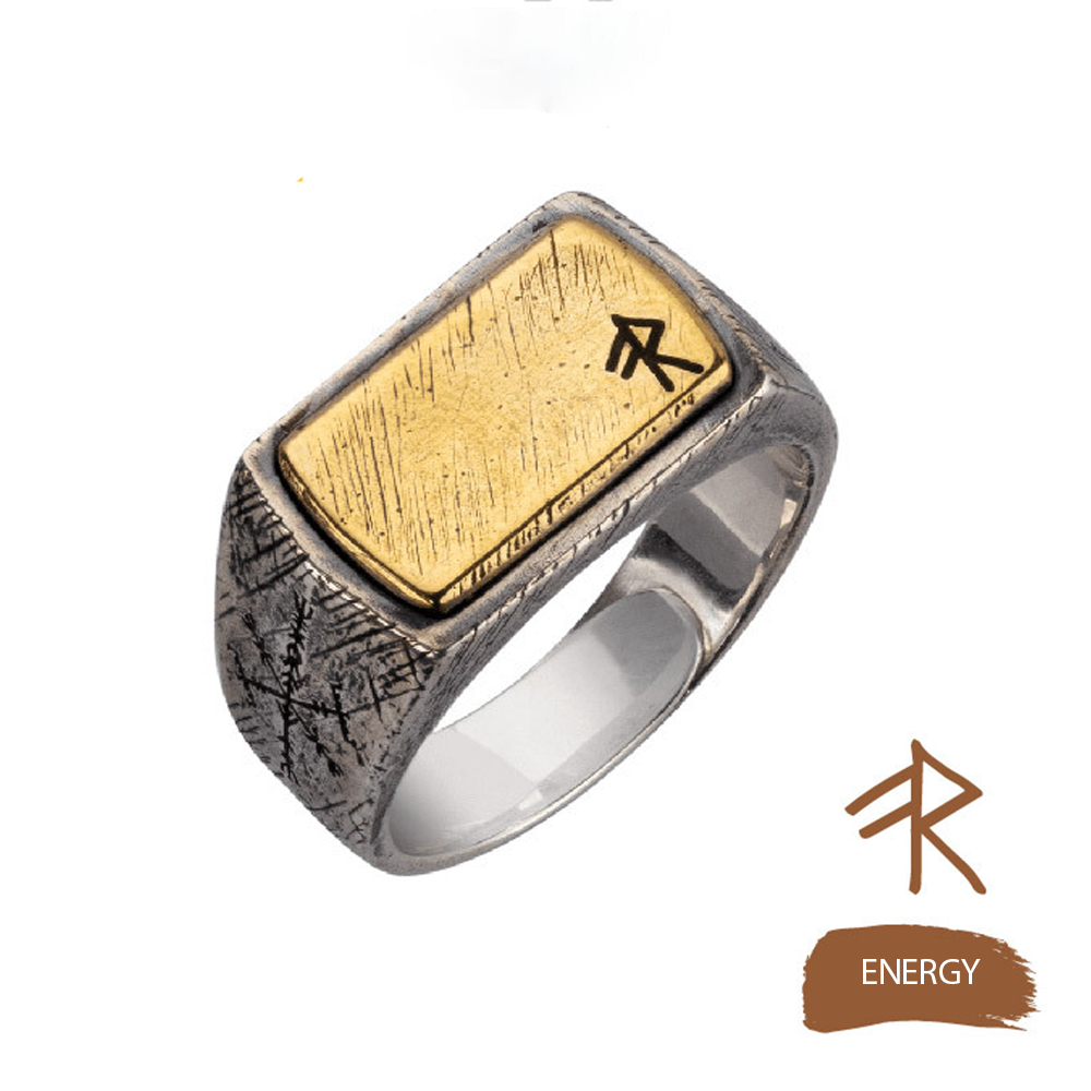 [Copy]Norse Viking Rune Fragment Stone Pendant Necklace | Double-sided Vegvisir Compass & Aegishjalmur Helm of Awe, 316L Stainless Steel, Gold Plated & Sterling Silver Option, Unisex Rune Amulet