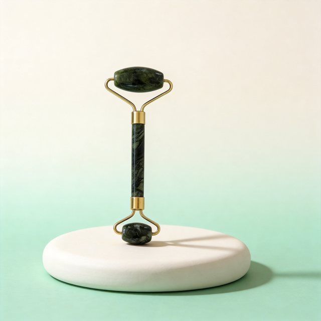 Double-Head Natural Jade Face Roller