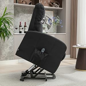 Sillón relax con reclinación eléctrica automática función auto ayuda lavantapersonas