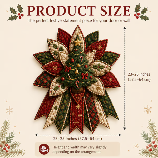 🎄Beginner-Friendly Oversized Christmas Character Quilted Door Hanger Sewing Kit | Complete Kit with All Tools & Step-by-Step Guide Included 💕-festiveusa
