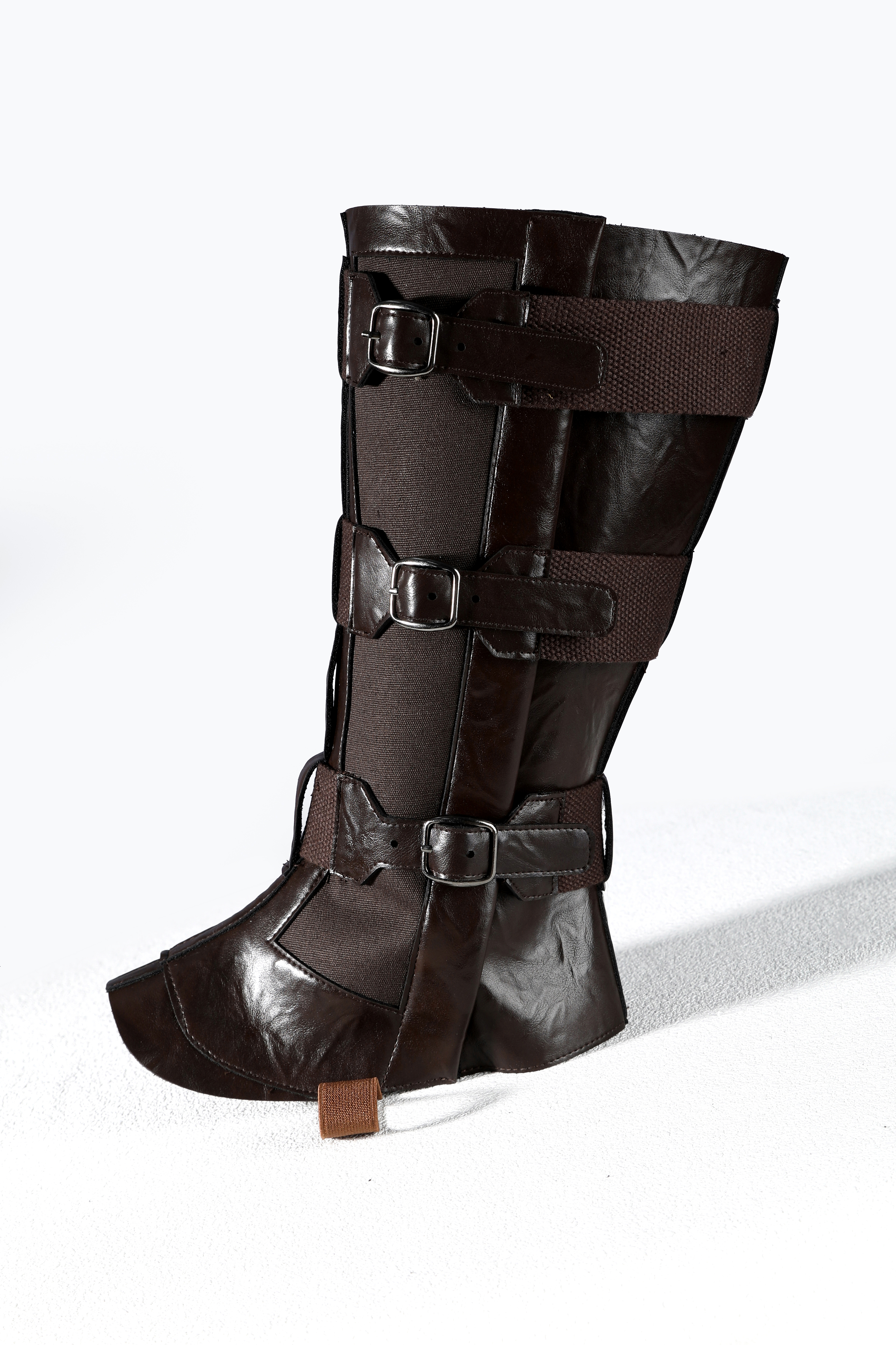 Superhero Boot Covers Cosplay Accessories Handmade Vintage Brown Shoes Covers