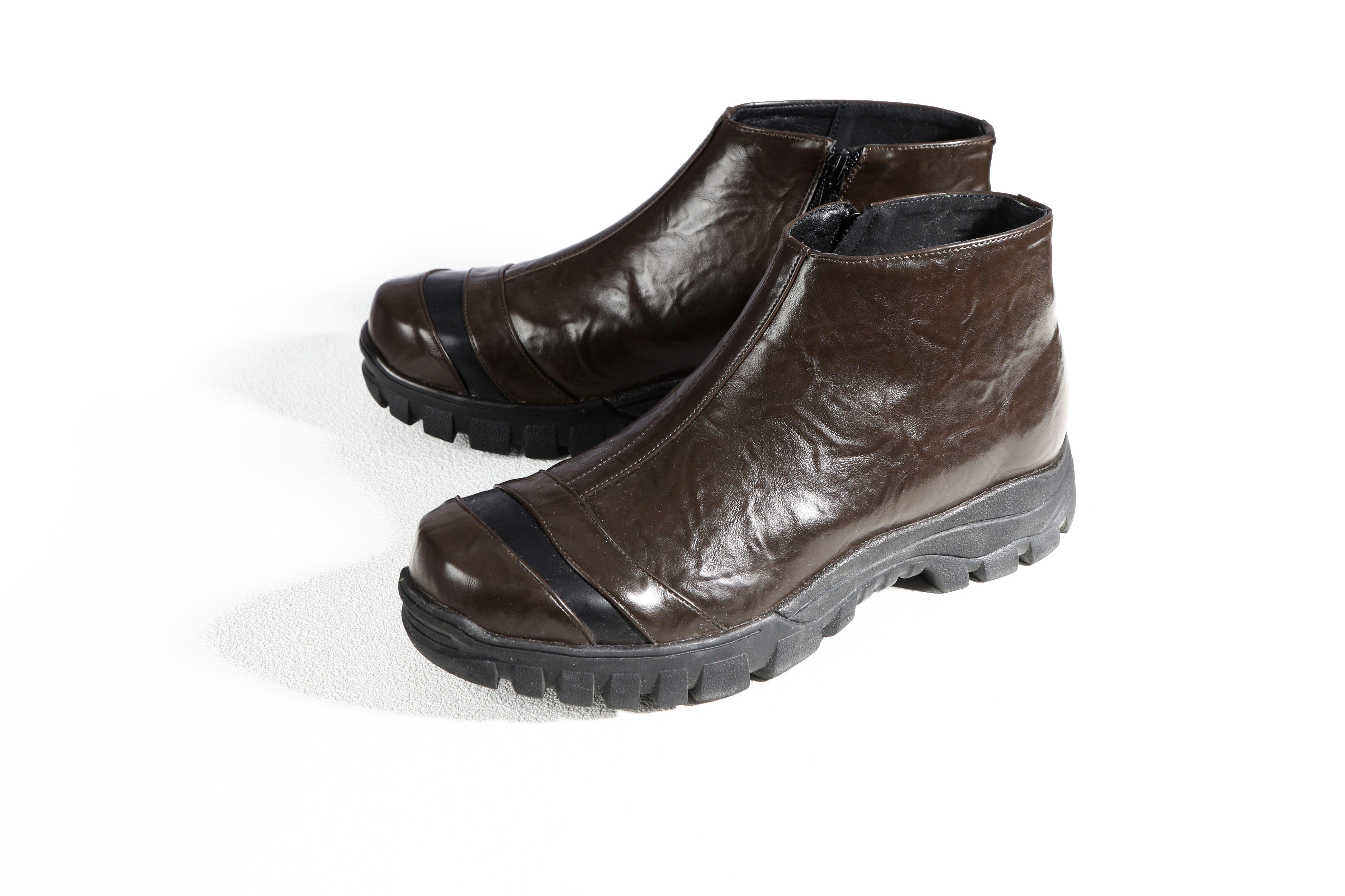 Superhero Shoes Hand made Vintage Cosplay Brown Boots Version 1