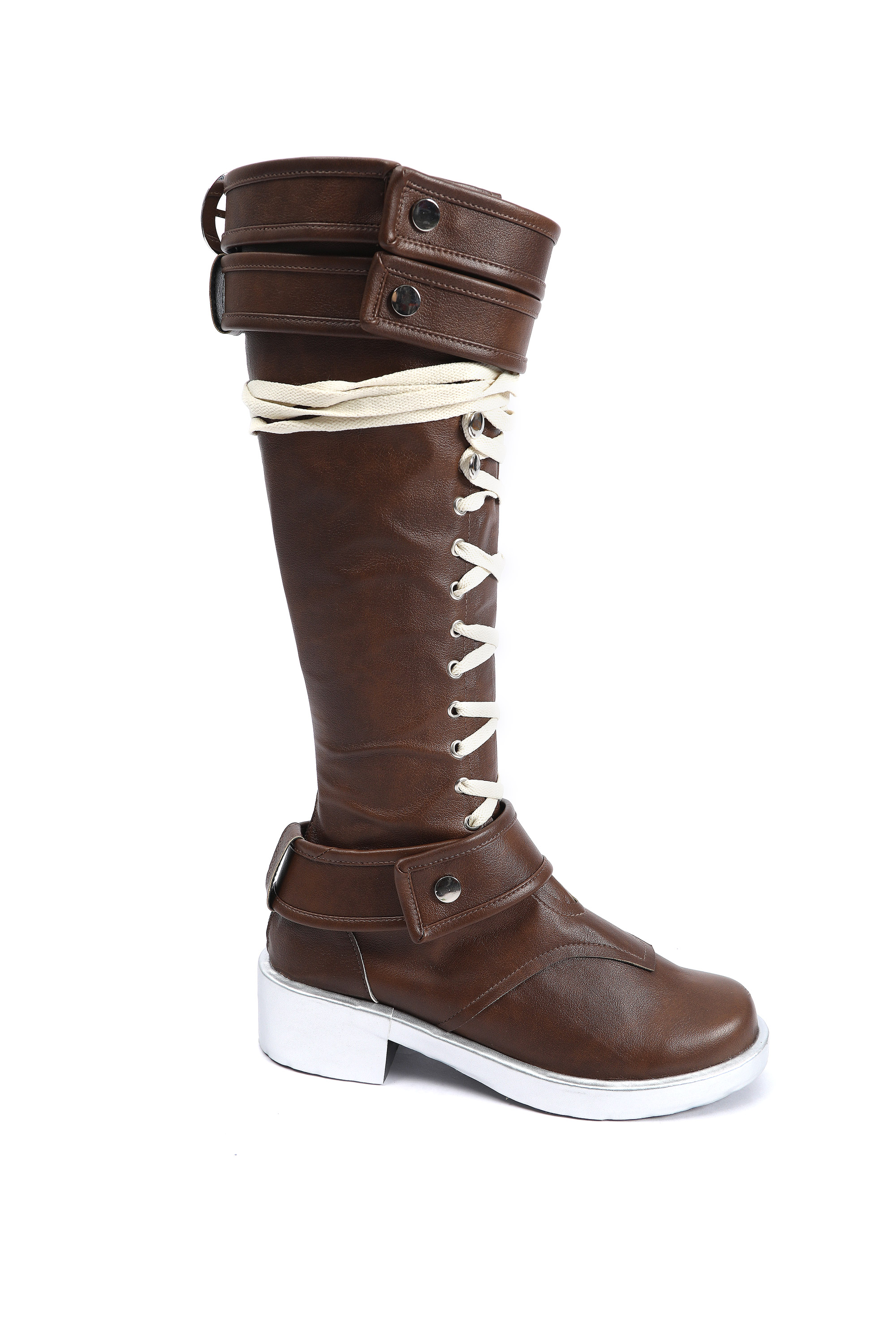 Superheroine Shoes Hand Made Vintage Cosplay Women Boots Version 1