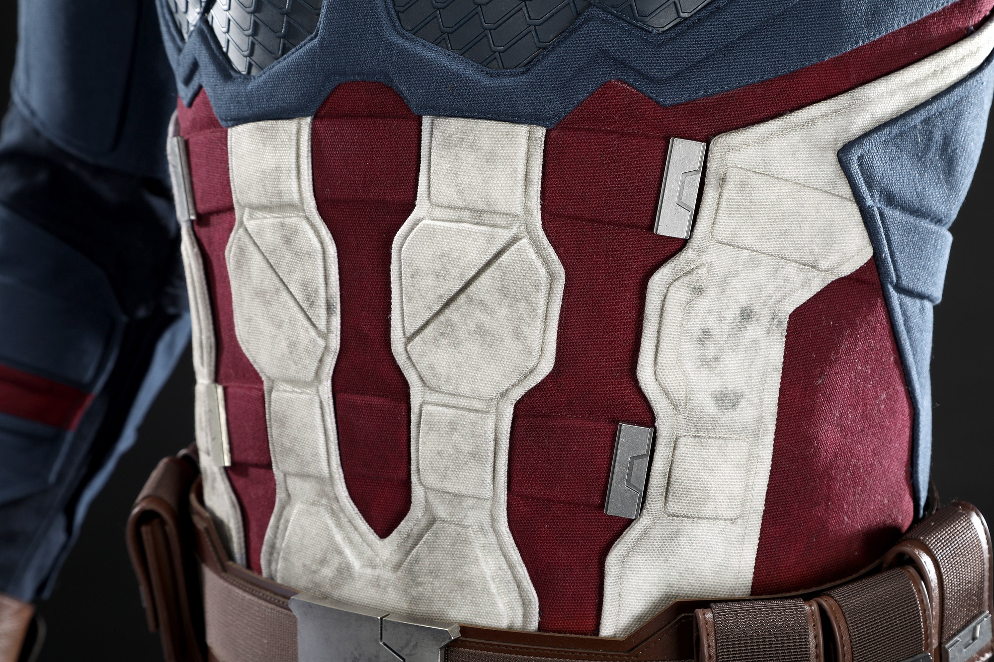 Avengers Endgame Captain America Costume Steve Rogers Cosplay Suit Top Version