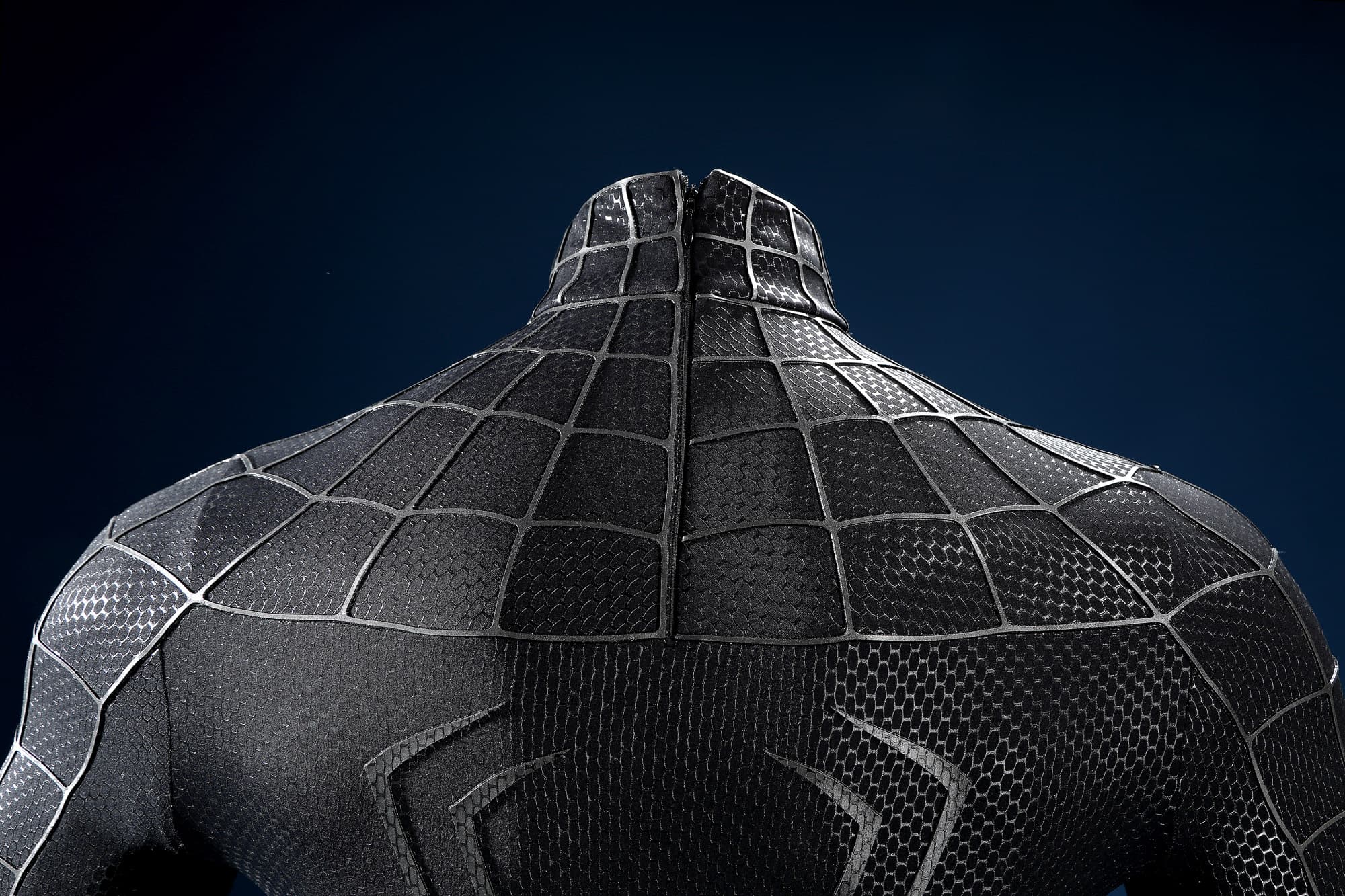 Spider-Man 3 Venom Suit Tobey Venom Symbiote Costume Cosplay Bodysuit Top Level