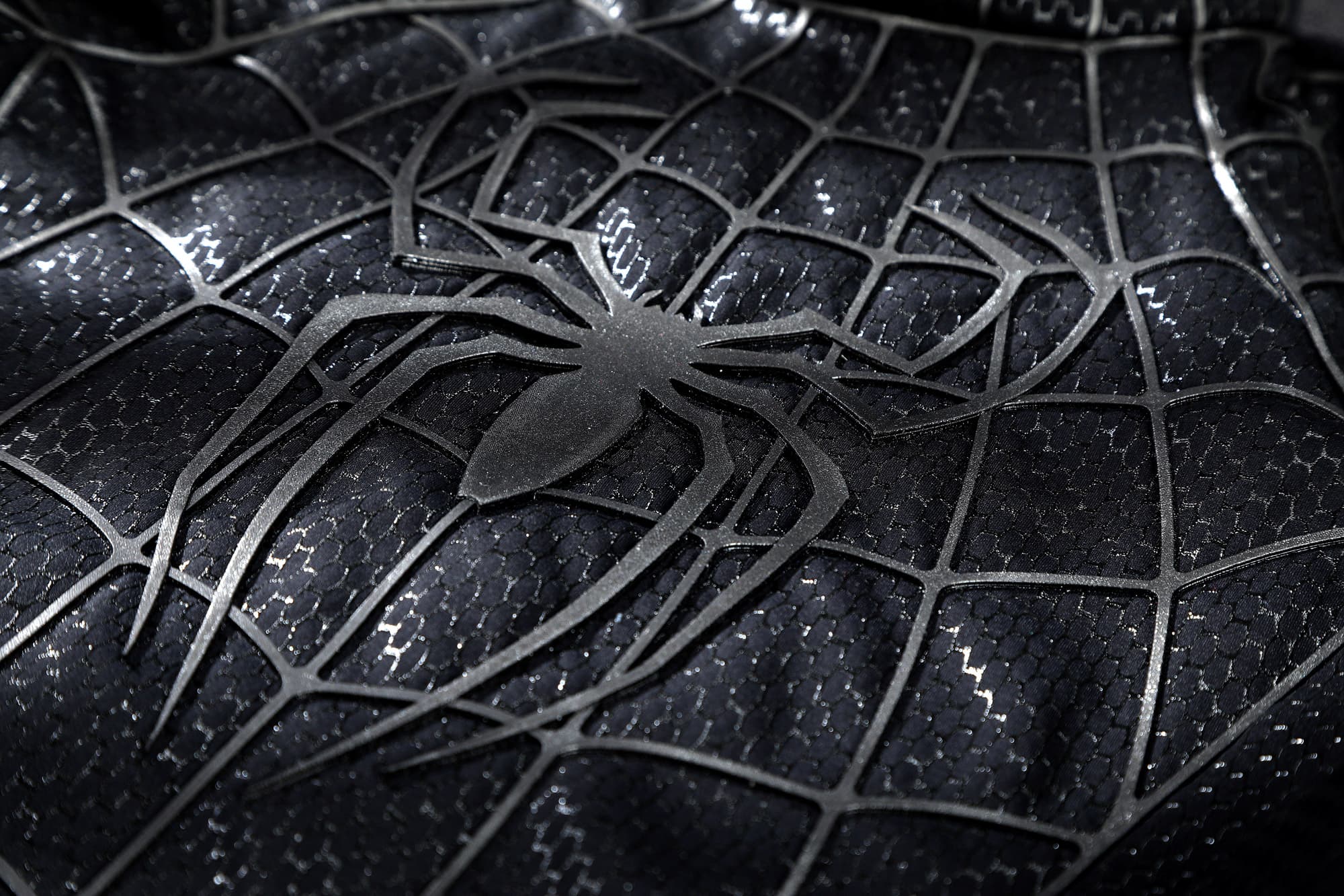Spider-Man 3 Venom Suit Tobey Venom Symbiote Costume Cosplay Bodysuit Top Level
