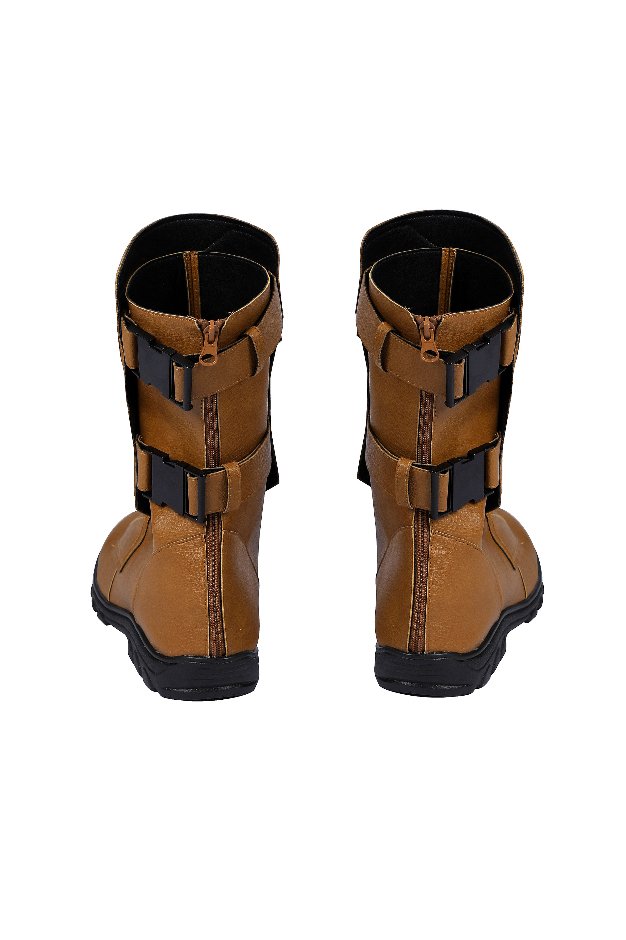 Superhero Shoes Hand Made Vintage Cosplay Brown Boots Version 2