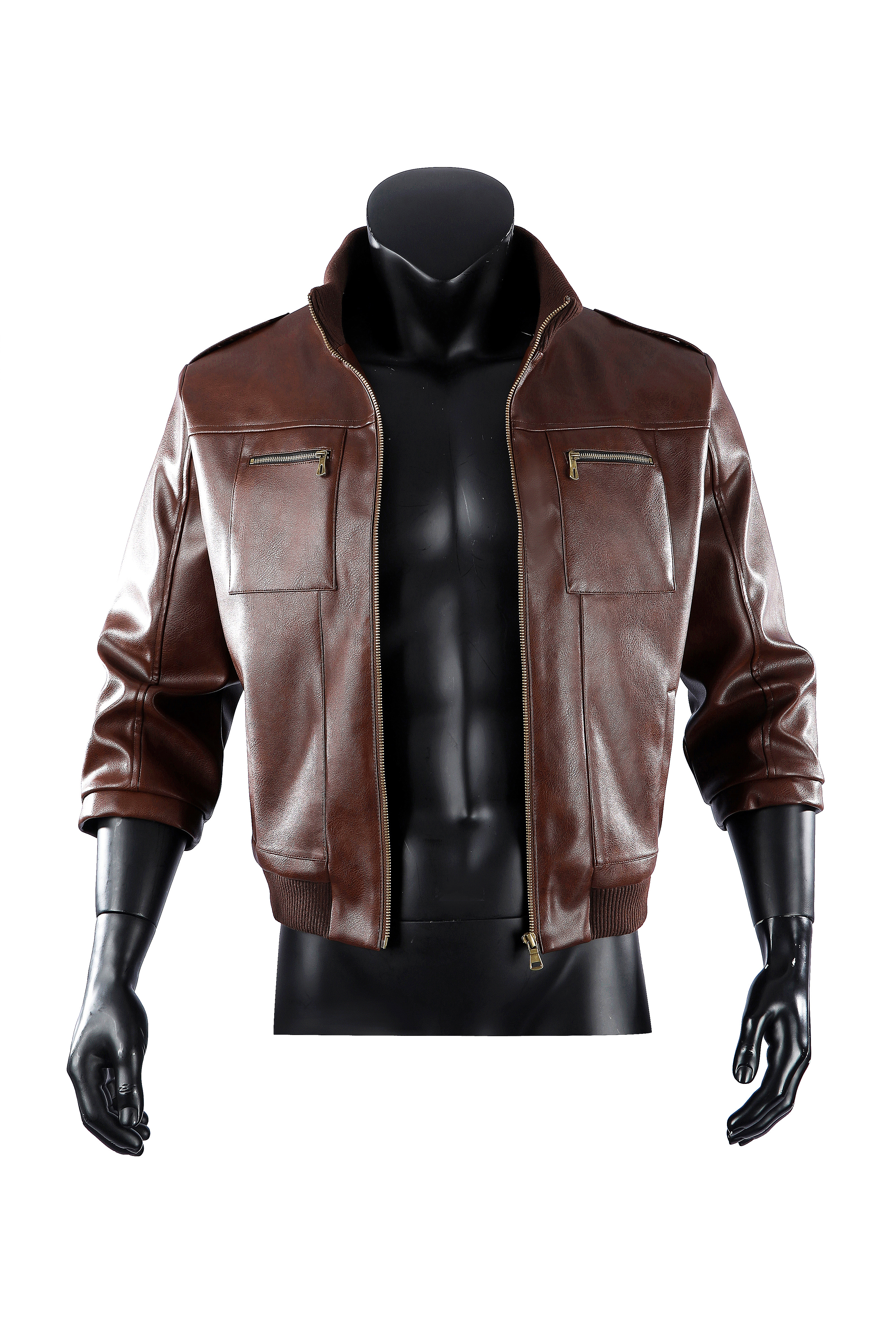 Superhero Jacket Cosplay Suit Costume Brown Version