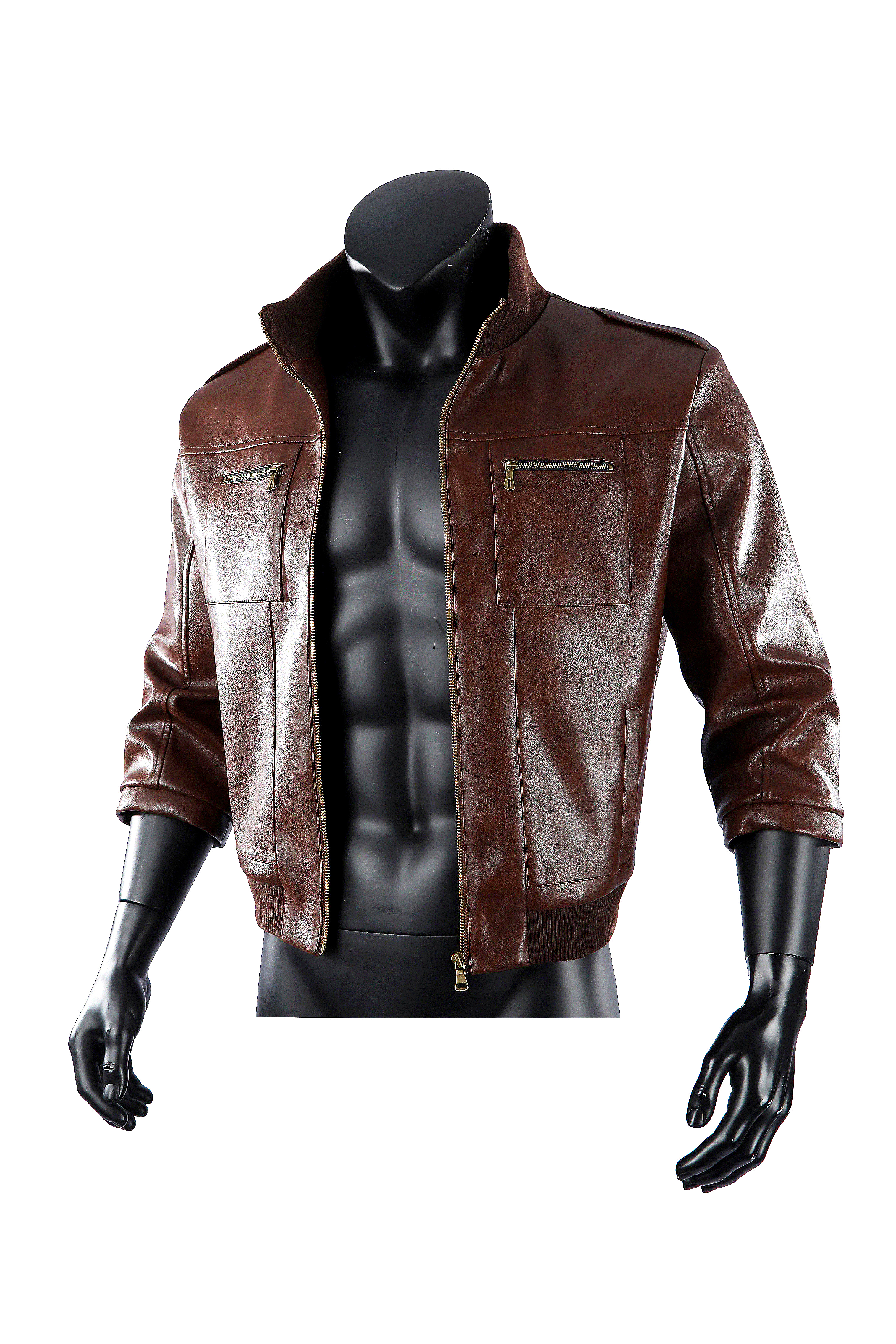 Superhero Jacket Cosplay Suit Costume Brown Version