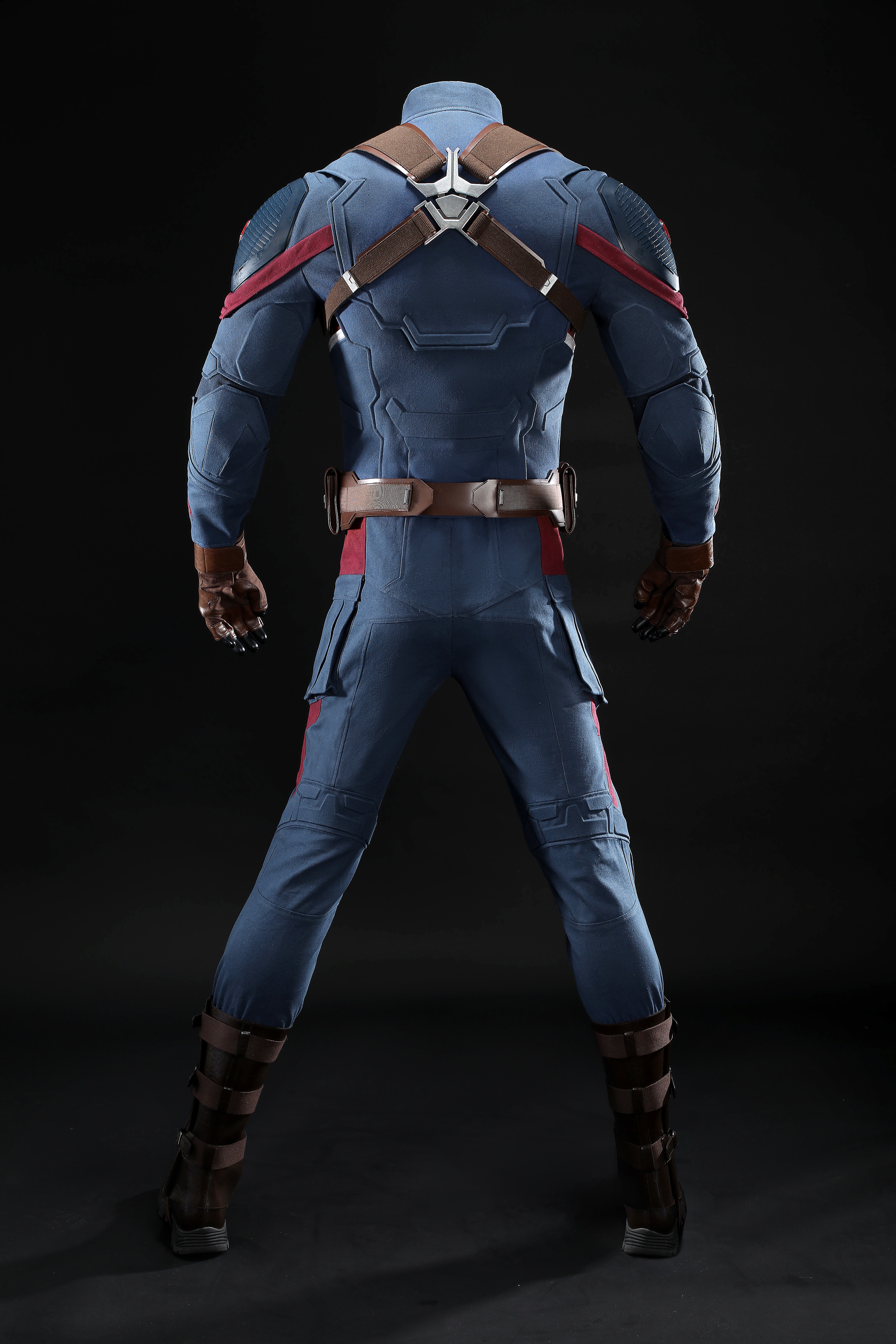 Avengers Endgame Captain America Costume Steve Rogers Cosplay Suit Top Version