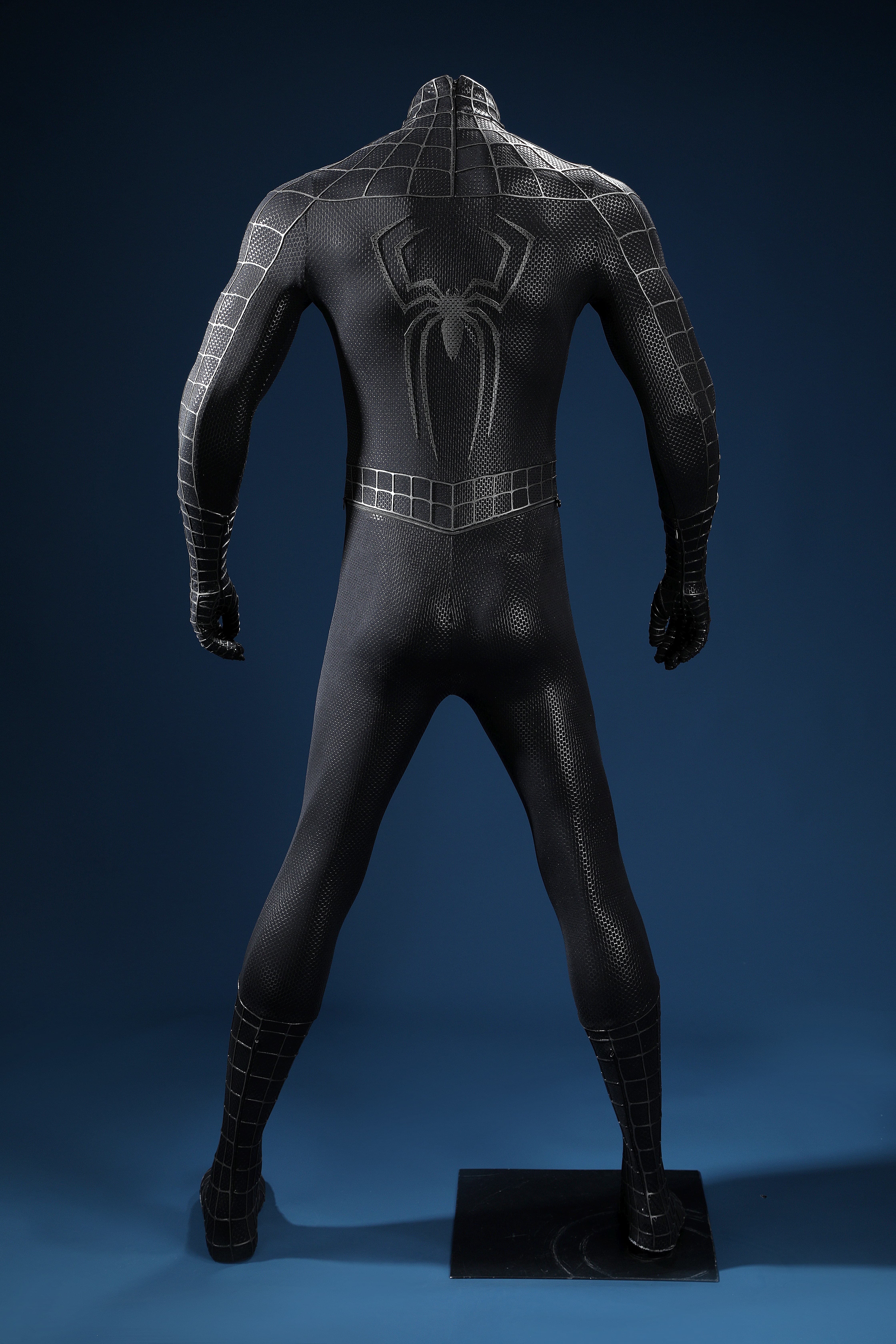 Spider-Man 3 Venom Suit Tobey Venom Symbiote Costume Cosplay Bodysuit Top Level