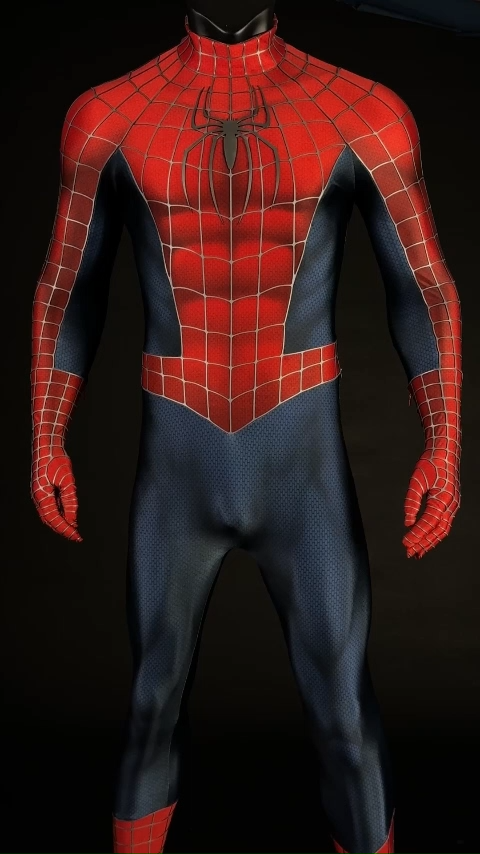 Classic Spider-Man Suit Tobey Costume Cosplay Bodysuit Top Level